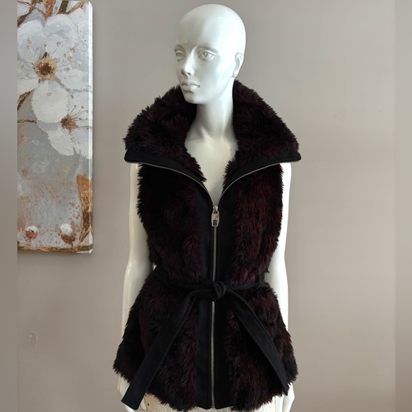 Miss Sixty Y2K Style Faux Fur Vest - Picture 3 of 14